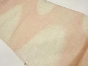 リサイクル　引箔抽象模様名古屋帯